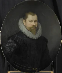 Portræt af Cornelis Matelieff den Yngre, direktør for Rotterdam Chamber of the Dutch East India Company, valgt 1602