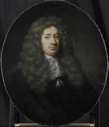Portræt af Dominicus Rosmale, direktør for Rotterdam Chamber of the Dutch East India Company, valgt 1677