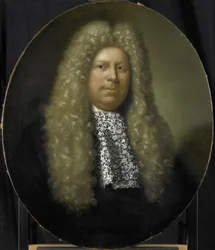 Portræt af Jacob Dane, direktør for Rotterdam Chamber of the Dutch East India Company, valgt 1689
