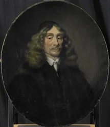 Portræt af Johan de Reus, direktør for Rotterdam Chamber of the Dutch East India Company, valgt 1657