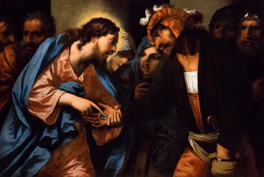 Betaling af tribut, ca. 1650/60 (Olie på lærred)