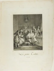 Den lille toilette, fra Monument du Costume Physique et Morale de la fin du XVIIIe siècle