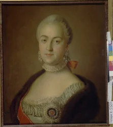 Portræt af storhertuginde Jekaterina Alexeyevna, 1761