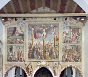 Scener fra lidenskaben og korsfæstelsen (fresco)