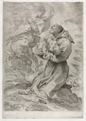 Visionen om St. Francis af Assisi