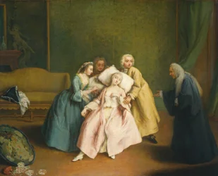 Den svage, ca. 1744.