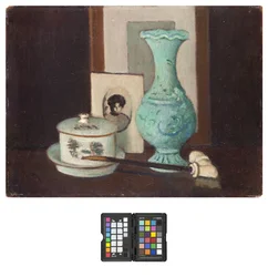 Stilleben med pibe, 1926-28