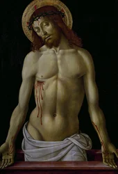 Kristus i Pieta, af Perugino (1450 ca-1523), olie på træ, cm 525x365