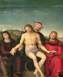 Pieta, 1497 (tempera og olie på panel)