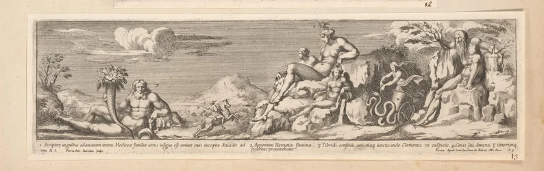 Allegori af ruten mellem Rom og Firenze Kejser Konstantins historie (serietitel)