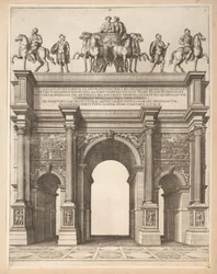Boog van Septimius Severus te Rom