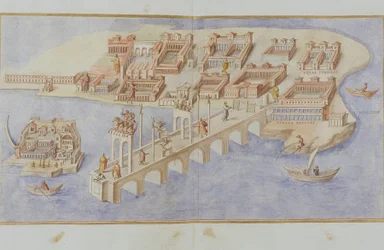 MS Gen 1496 Havnescene, 1674