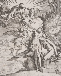 Isaks ofring af hans far Abraham, ca. 1640-42.