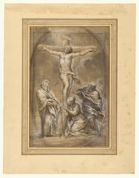 Kristus på korset med Jomfru Maria, Maria Magdalene og Sankt Johannes