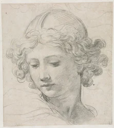 Studie for lederen af St. Michael, 1633.
