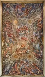 Den guddommelige forsyns triumf og opfyldelsen af dens hensigter under pave Urban 8., 1632-1639