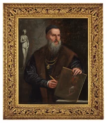 Imaginært selvportræt af Titian