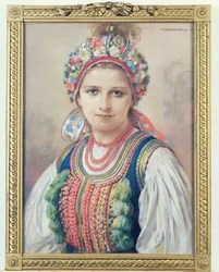 Cracowian Bride, 1917 (pastel på pap)