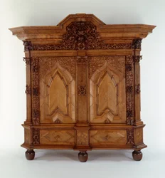 Skab, fra Danzig, ca. 1730 (træ)