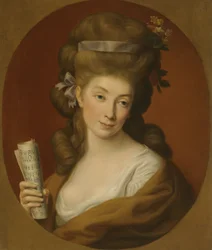 Portræt af prinsesse Izabela Elzbieta Potocka, født Lubomirska 1736-1816