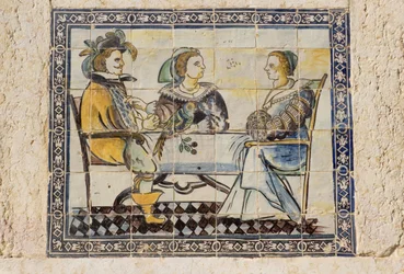 Azulejo-fliser i paladshaverne