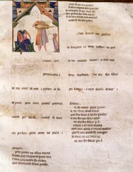 Side 197R Ajuda Book of Verses, Side 197R, 13.14. århundrede