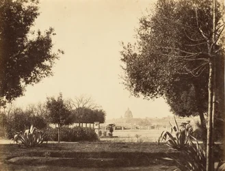 St. Peters fra Pincian Hill, 1853-56.