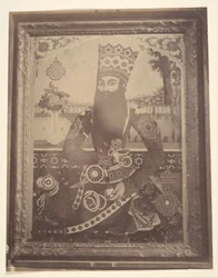 [Fath-Ali Shah, maleri, der engang tilhørte Hmah [] Saula, kongens onkel.], 1840