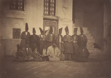 [I Dameganernes moske, eunukkerne], 1850