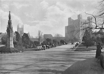 Rochester Castle, c1896