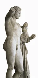 Hermes med barnet Dionysos, ca. 330 f.Kr.