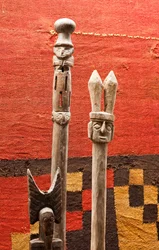 Sæt af sceptre / Peru, Chancay-kulturen (terrakotta)