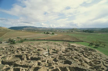 Italien, Sardinien-regionen, Barumini, Medio Campidano-provinsen, arkæologisk sted 