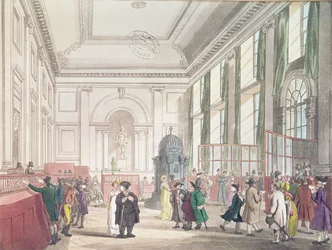 Bank of England, Great Hall, fra Ackermanns 