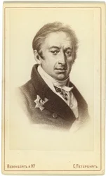 Portræt af forfatteren og historikeren Nikolay M. Karamzin 1766-1826