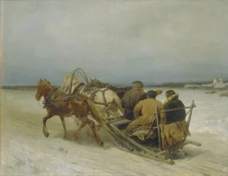 Trojka om vinteren, 1880