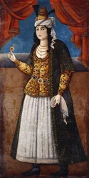 Portræt af en dame, ca. 1850