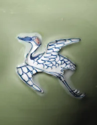 Et par Ludvig 15. ævle, porcelæn 1662-1722, beslag ca. 1745-49 (ormolu-monteret porcelæn)