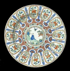 Et stort verte Imari-fad, Kangxi-perioden, 1662-1722 (porcelæn)