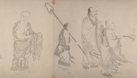 The Sixteen Luohans, 1500-tallet.
