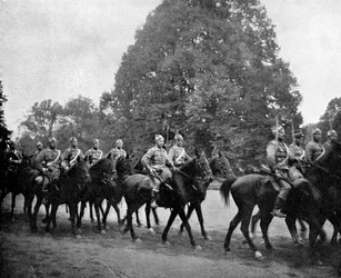 Danske Husarer i Bernsdorff, 1908