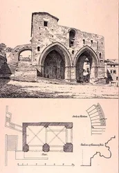 Fonte Branda, Siena, Italien, fra 