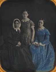 Uden titel portræt af tre kvinder, 1860.