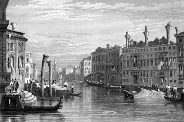 Mocenigo Palace, Venedig, 1800-tallet.