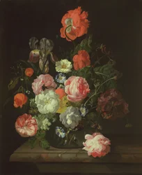 Blomst i en glasvase