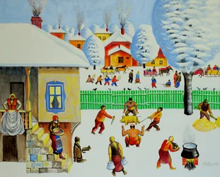 On Christmas Tree, 2006 (olie på lærred)