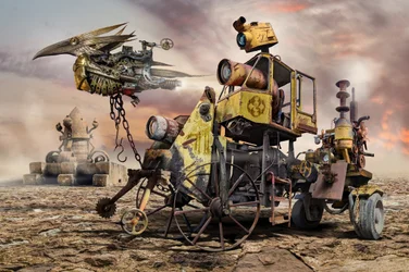 Steampunk-ekspedition i ørkenen