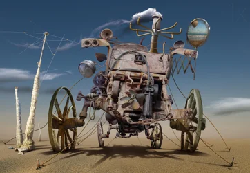Steampunk-ørkenmaskine