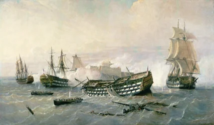 Forsvaret af Havanas forbjerg i 1762, ca. 1898