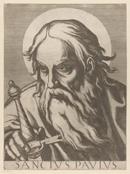 Sankt Paul Saint Paul (titel på objekt) Kristus, Maria og de tolv apostelen (serietitel) The Sacred Apostolic College (serietitel)